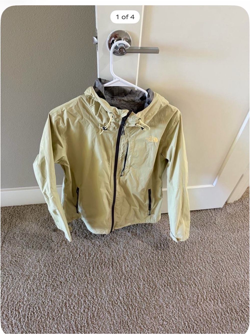 The North Face Hooded Utility Jacket in Light Olive